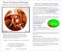 Thrive! Thought and Sculpture book cover